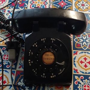 Vintage rotary phone